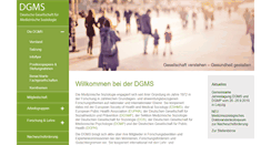 Desktop Screenshot of dgms.de